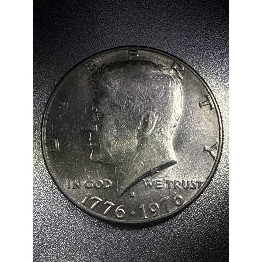 1976 D Kennedy Half Dollar Bicentennial RPM DDO DDR CIRCULATED